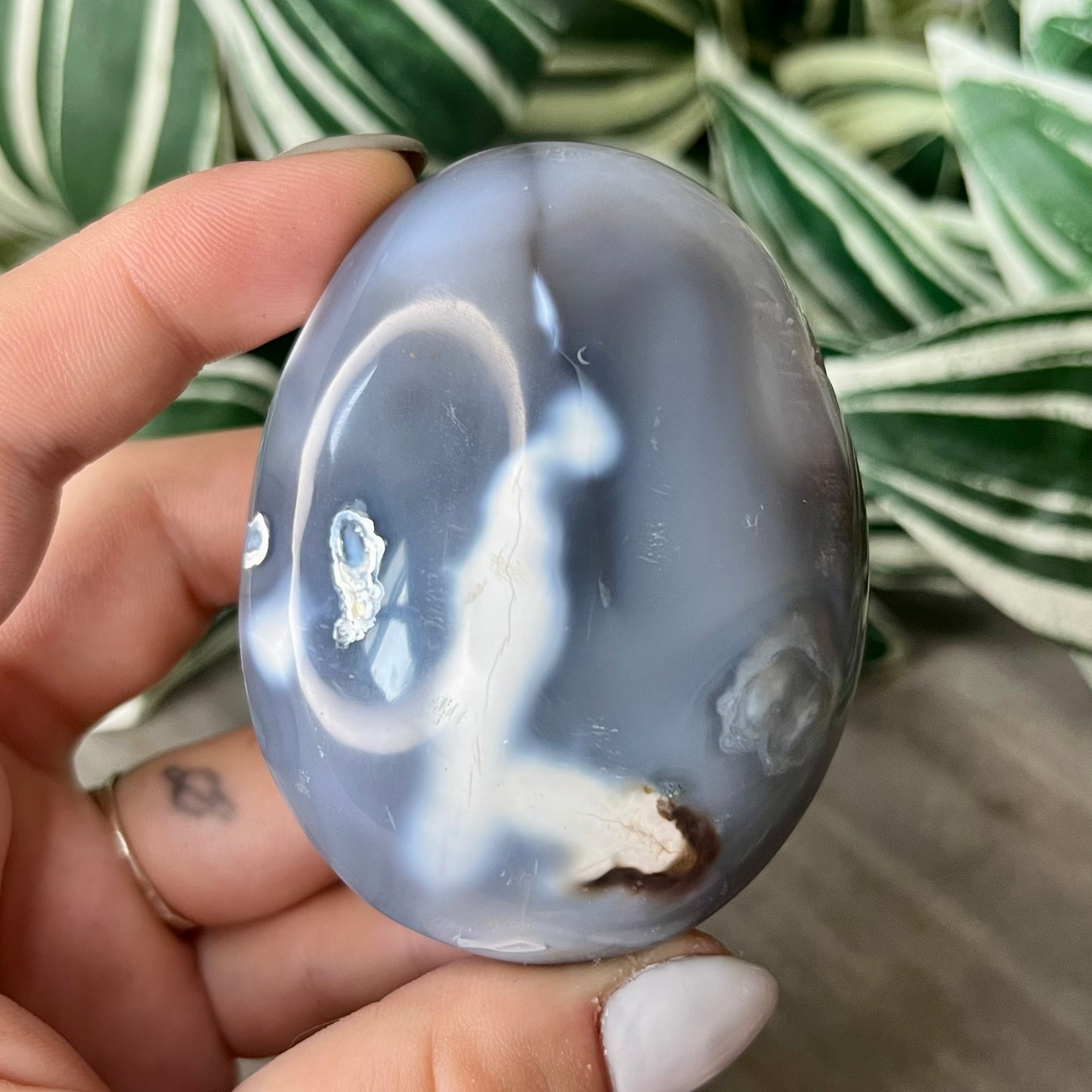 druzy orca agate palmstone