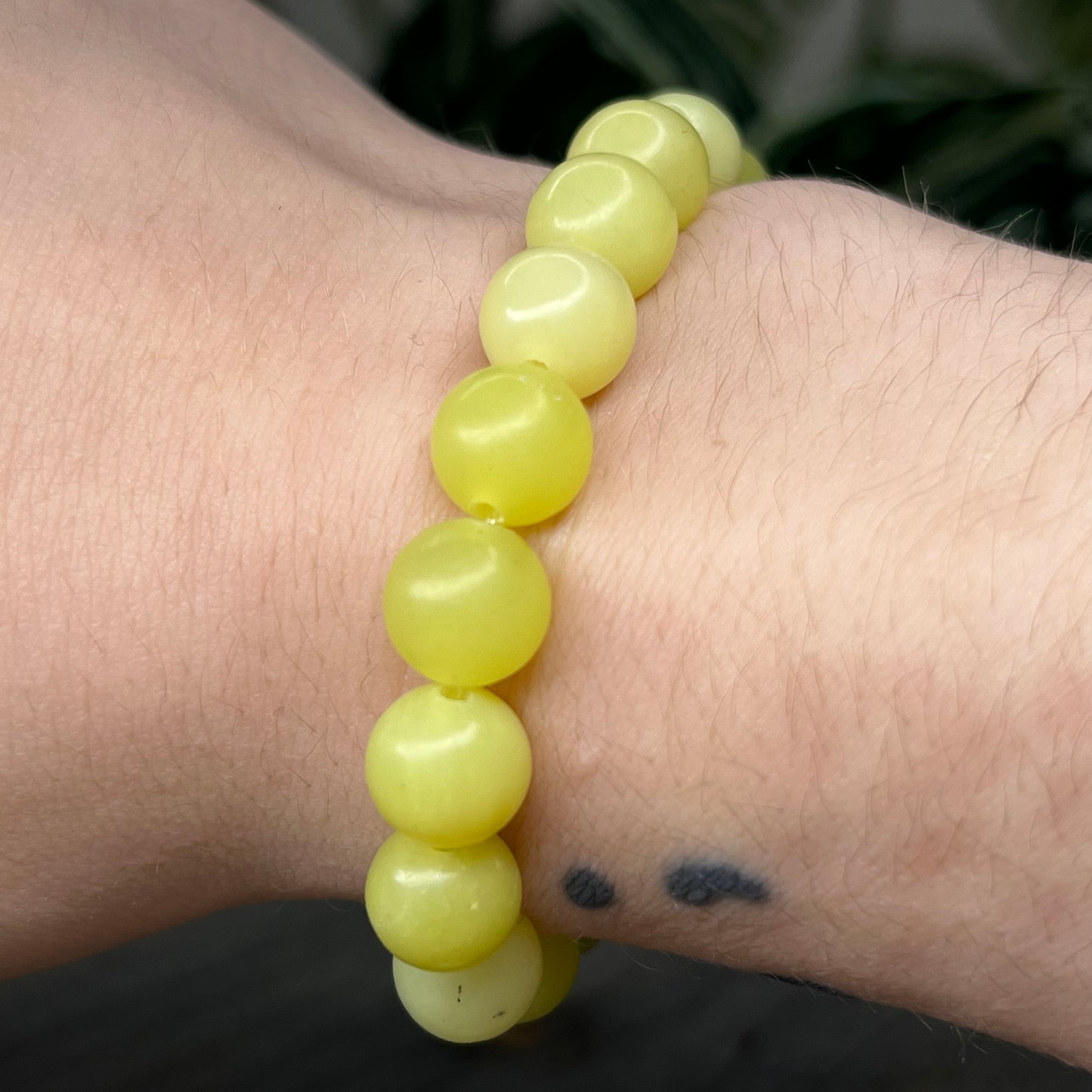 lemon jade bracelet