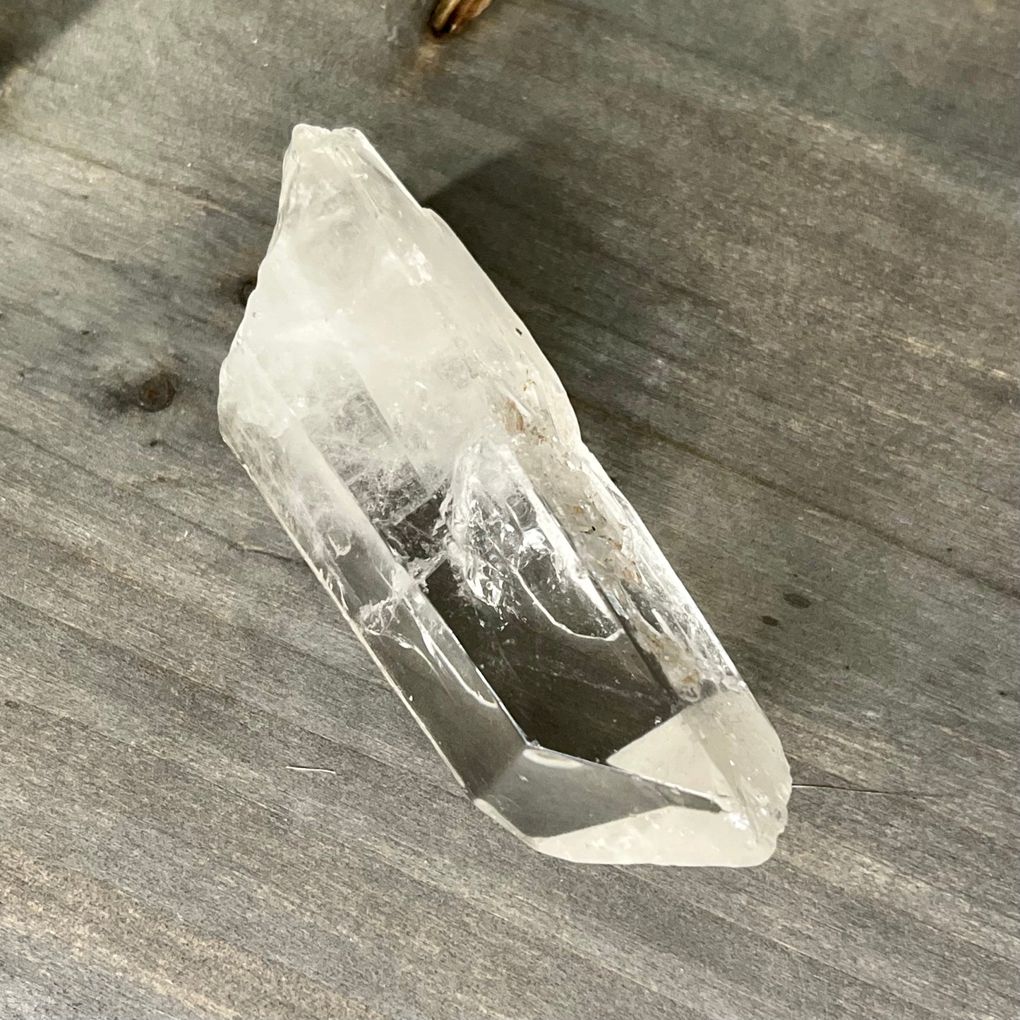 clear quartz point