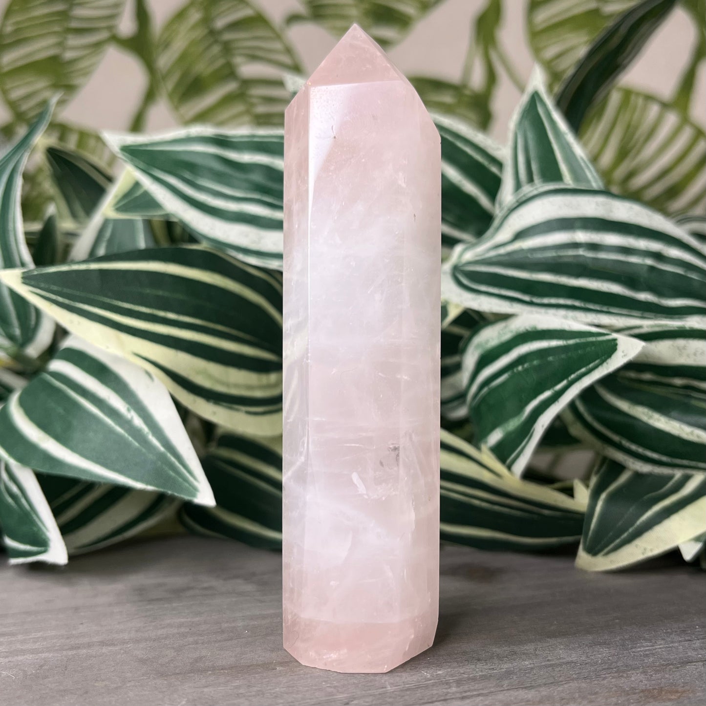 rose quartz tower (large)