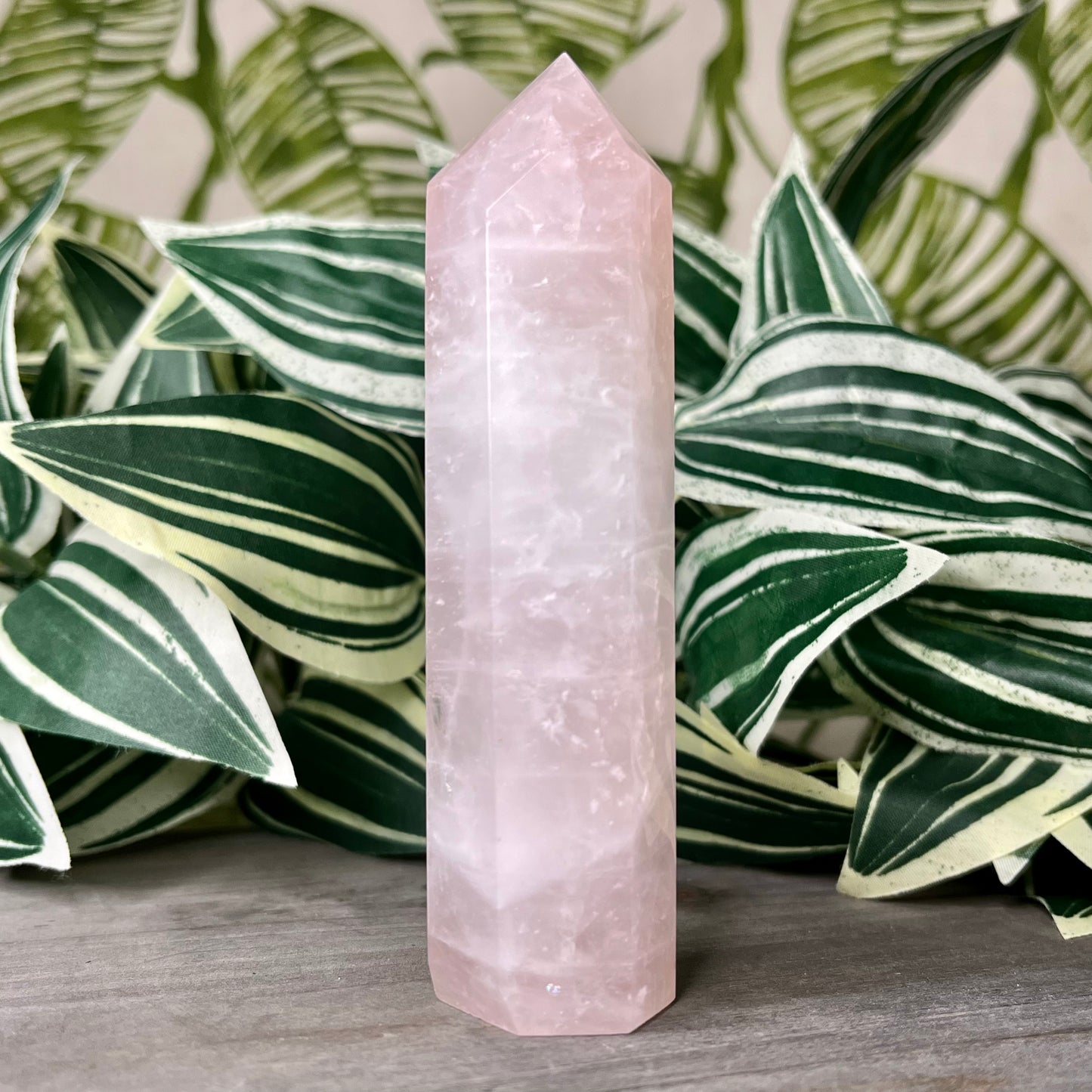 rose quartz tower (large)