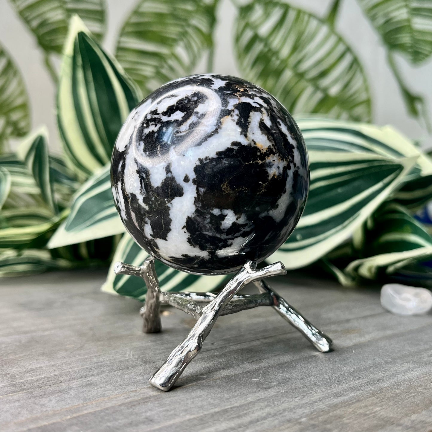 zebra jasper sphere