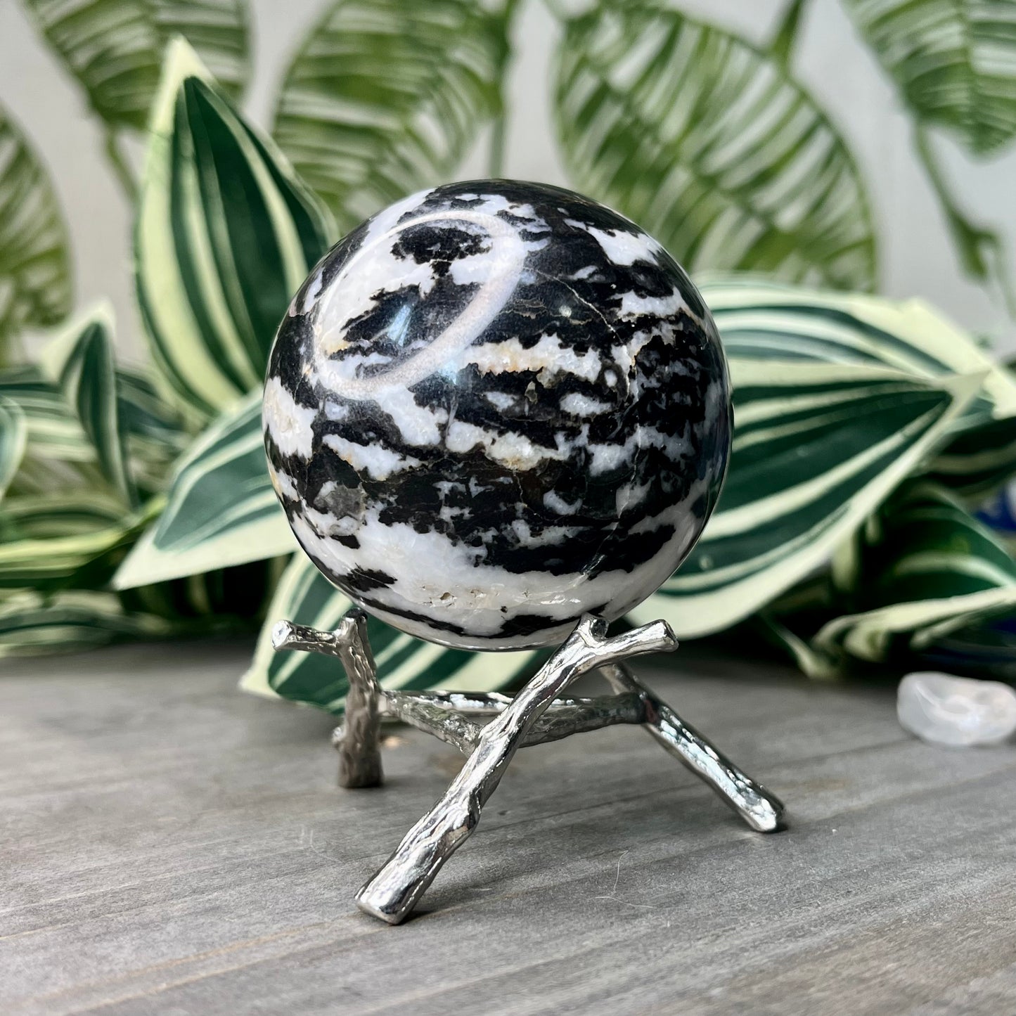 zebra jasper sphere