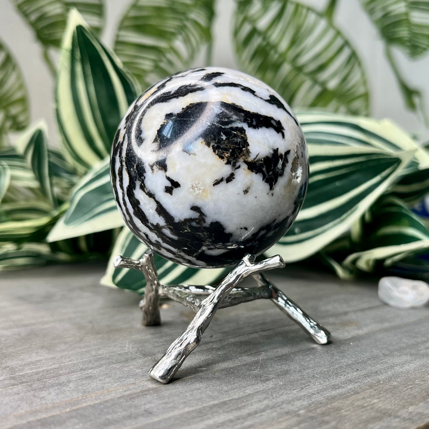 zebra jasper sphere