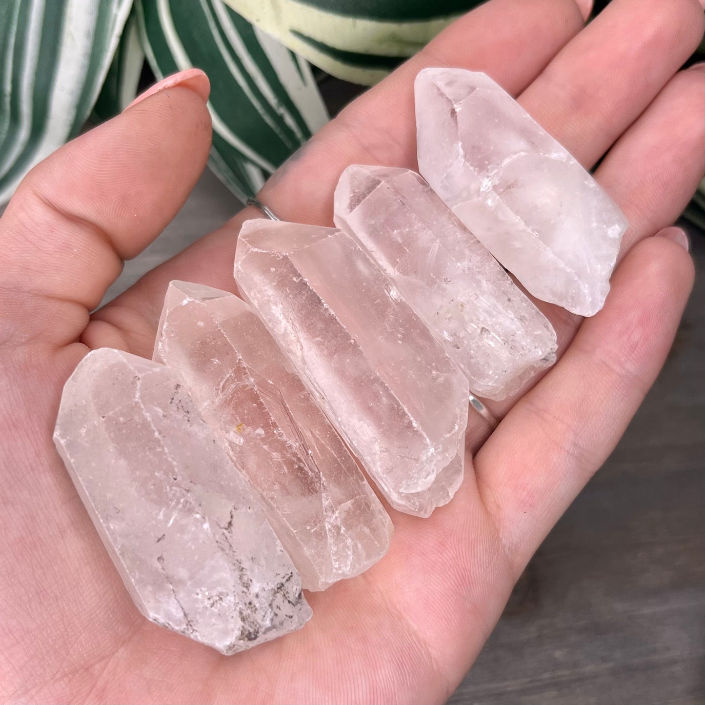 raw clear quartz point