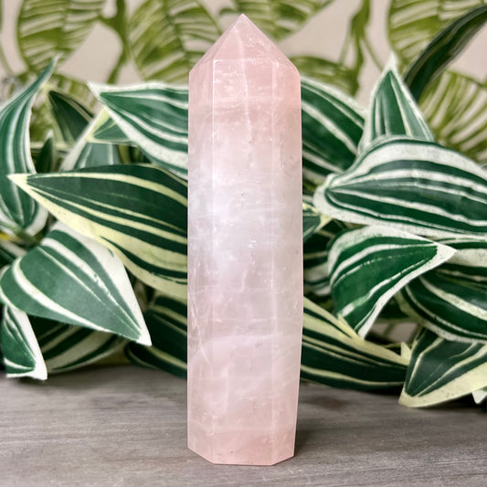 rose quartz tower (large)