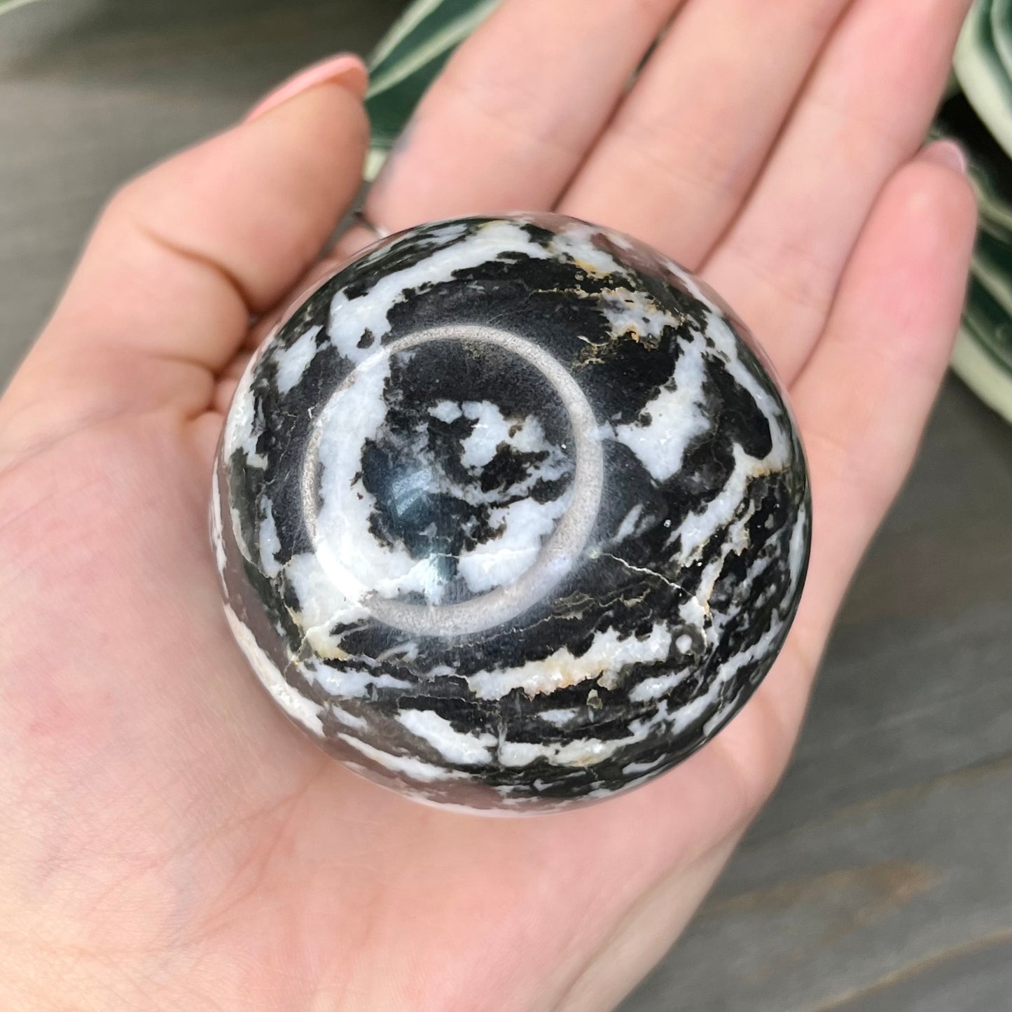 zebra jasper sphere